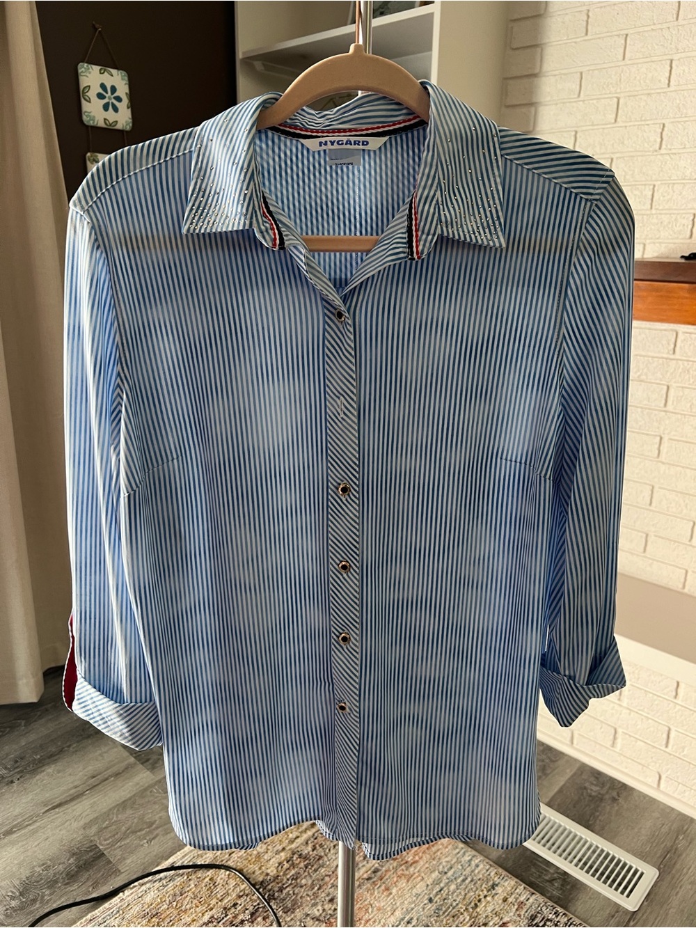 Peter Nygared Striped Button-Up Shirt